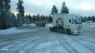 Trucking Girl Norwegian  Part 1 Отмороженные лебеди осенний рейс за Трондхейм