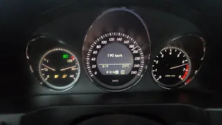 ACCELERATION TEST! 2009 Mercedes Benz c350 4-Matic 0-200 KM/H