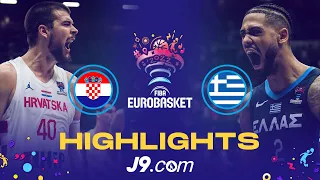 Croatia 🇭🇷 - Greece 🇬🇷 | Game Highlights - FIBA #EuroBasket 2022