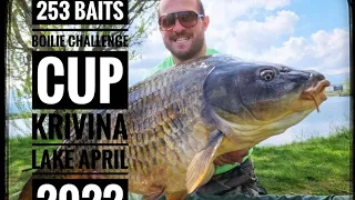 Carp fishing. 253 Baits Boilie challenge cup 10, Krivina lake APRIL 2022