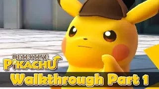 Detective Pikachu English Walkthrough Part 1: Tim & Pikachu (HQ) No Commentary