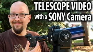 Shooting Video with a Telescope and a Sony Camera - Meade ETX-90EC