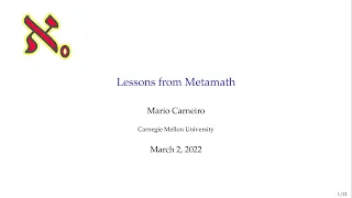 Lessons from Metamath