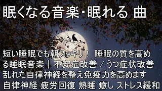 🌙睡眠用BGMに最適です！脳の疲れをとり最高級の休息へ 自律神経を整える音楽　α波リラックス効果抜群 【超特殊音源】ストレス軽減 ヒーリング 睡眠 集中力アップ アンチエイジング 瞑想 休息に