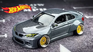 Simple Clean BMW M2 wide bodykit Hot Wheels Custom