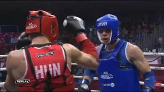 Barnabás Kiss (HUN) - Alexandr Tsarikov (KAZ). Semi Finals. 81 kg. Muaythai World Championship 2022