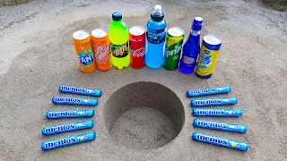 Coca Cola, Fanta, Sprite, Mountain Dew, Powerade, Uludağ, Ice Tea and Mentos Underground