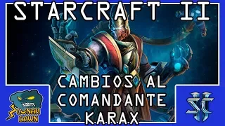 Starcraft 2 - Nuevos cambios a comandante Karax (y partida Co-op Brutal)