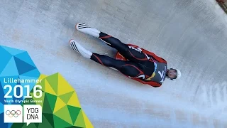 Luge - Kristers Aparjods (LAT) wins Men's gold | Lillehammer 2016 Youth Olympic Games