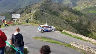 Rallye Lozère 2018 et crash ds3 R5 a la fin