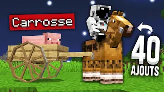 J'ai ajouté 40 TRUCS que je voudrais voir dans Minecraft !