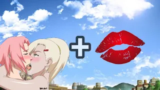 Naruto characters kissing