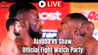 EFE AJAGBA VS STEPHAN SHAW - VIANELLO VS JONNIE RICE OFFICIAL FIGHT WATCH PARTY STARTS AT 10:00 PM