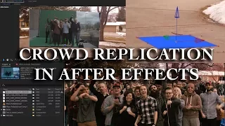 After Effects 2018 -- Crowd Replication with Green Screen