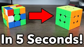 How to ACTUALLY Solve A Rubik's Cube In 5 Seconds