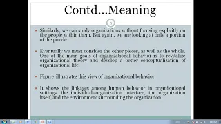 Organizational Behavior, Leadership and Management