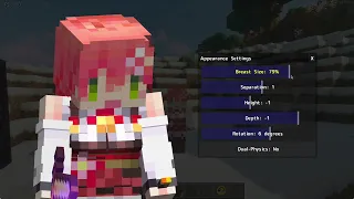 [Minecraft] Female Gender Mod Test