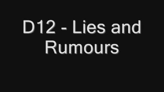 D12 -  Lies and Rumours (Shark Tale version) lyrics