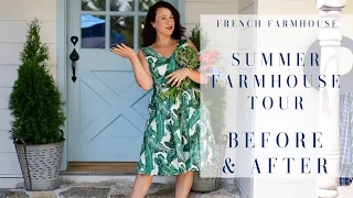 FRENCH FARMHOUSE | Farmhouse Summer Tour 2019 | Farmhouse Remodel BEFOR AND AFTER