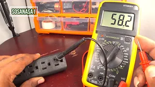 How to Identify hot / phase, Neutral and Ground Wires in outlet using Digital Multimeter DT9205a