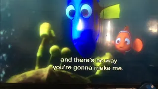 Sea crab get surprised by 11 seagulls after what he said to dory, funny scene, Finding Nemo
