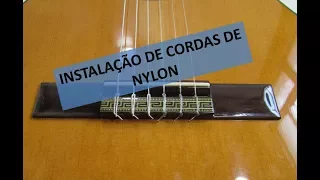 Como Instalar cordas de Nylon - #Descomplicando