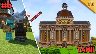 I Built an "HUGE TOWNHALL"  in Tamilcraft | CBE_Ghoul[Tamil] | Minecraft Tamil