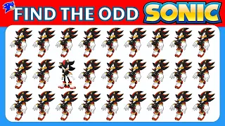 Spot The Difference - Sonic Edition || Find the ODD One Out  Sonic The Hedgehog