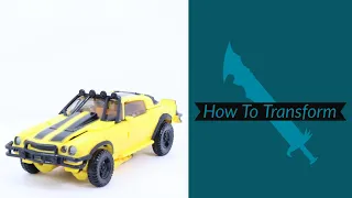 How To Transform: Transformers Studio Series 100 Bumblebee