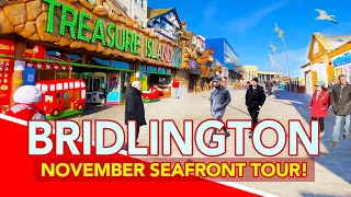 BRIDLINGTON | November tour of Bridlington Yorkshire England from the Bridlington Beach to funfair