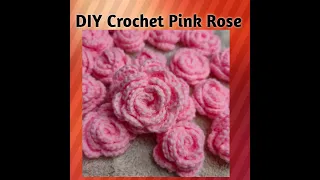 Vlog 15. DIY Crochet Rose|Part 1.Flower Bouquet For Bride|Wedding Accessories|How to Make a Flower