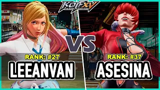 KOF XV 🔥 Leeanvan (Luong/B.Jenet/Whip) vs Shermie Asesina (Shermie/Leona/Athena) 🔥 Steam