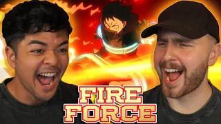 OUR FIRST TIME WATCHING FIRE FORCE!! (FINALLY!) - Fire Force Episode 1 REACTION + REVIEW!