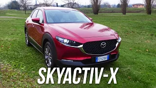 Mazda CX-30 2.0 SKYACTIV-X: COME VA e quanto CONSUMA