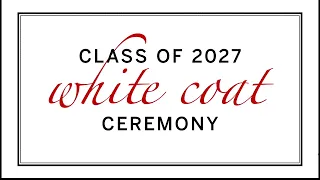 2023 HMS/HSDM White Coat Ceremony