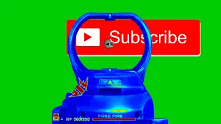 Green Screen Free Fire subscribe