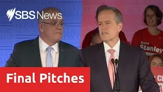 Morrison and Shorten deliver final addresses before Federal Election