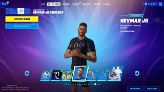 the FASTEST WAY to get ALL NEYMAR JR REWARDS in Fortnite- How to do the NEYMAR JR. Challenges