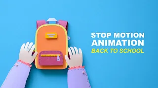 Back to School | paper stop motion animation