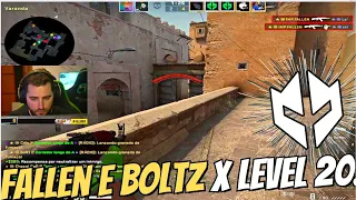 FALLEN E BOLTALHA JOGANDO CONTRA OS LEÕES DE MIRAGE FORA DA MIRAGE KK - CSGO | DUST 2