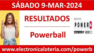 Resultado de Powerball del sabado 9 de marzo de 2024