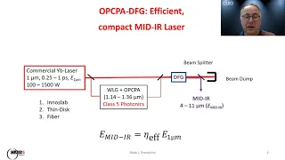 High power 8 µm OPCPA source