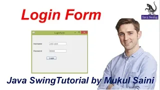 Java Swing tutorial | Login form in Java Swing | Create a simple application