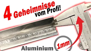 So schweißt du EXTREM dünne 1mm Aluminium Bleche!
