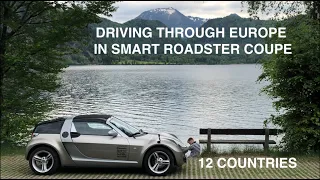 Trip through Europe in a smart roadster coupe