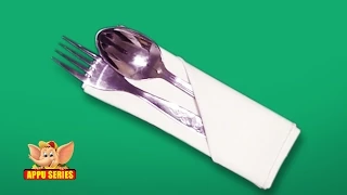 Fold a Silverware Napkin Pouch