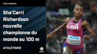 Sha’Carri Richardson nouvelle championne du monde au 100 m | Athlétisme