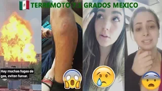 REACCIONES DE YOUTUBERS TERREMOTO 19/9/17 | PÁNICO ENTRE LOS INFLUENCERS | TERRORÍFICO TERREMOTO