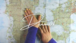 Soft Spoken Tracing of a Map of Denmark - ASMR, Austrian Accent