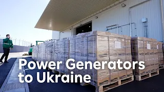 [RNN] 500 Power Generators Donated to Ukraine as Humanitarian Aid